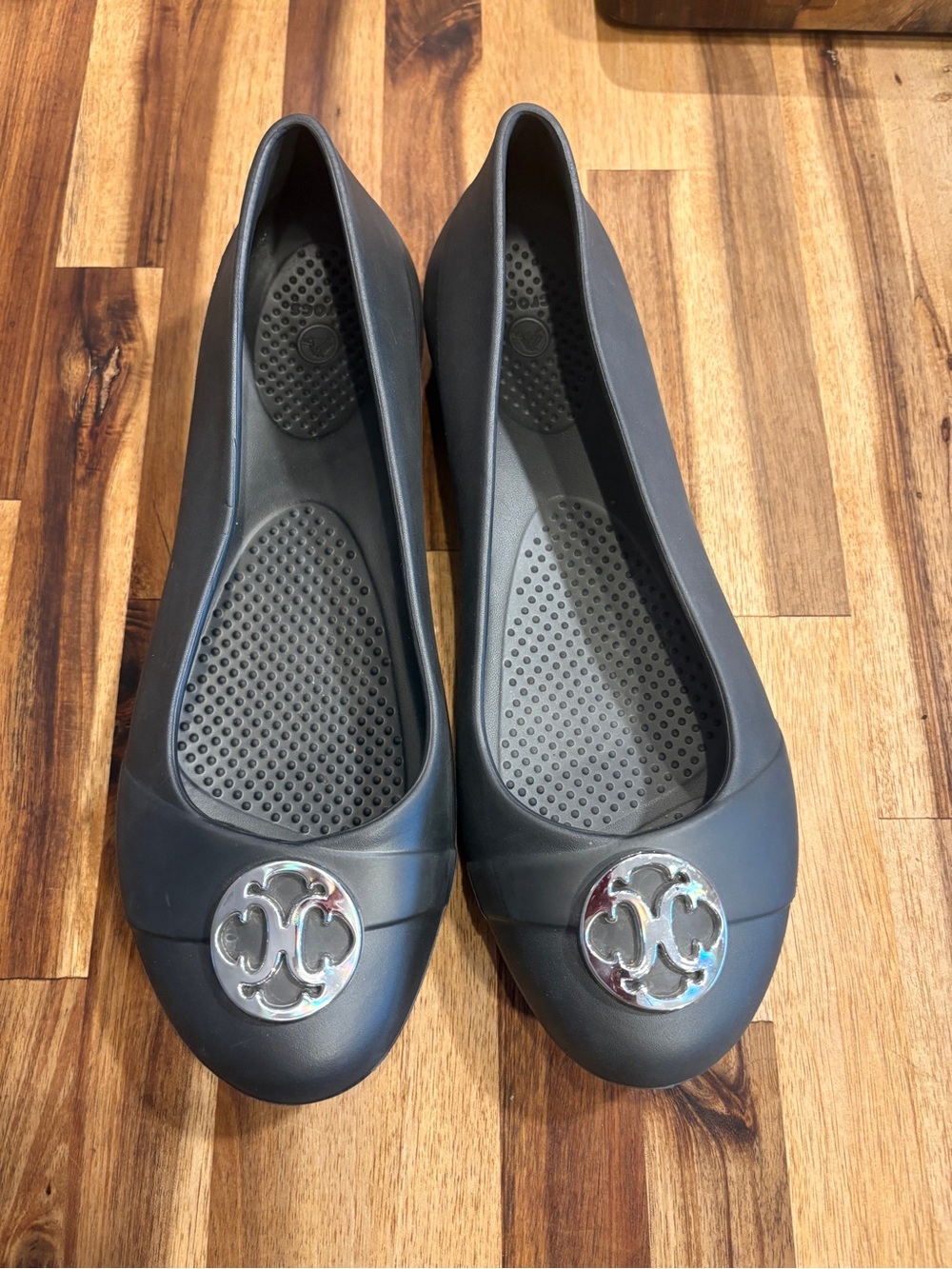 Women's CROCS Gianna Gray  Ballet Flats Size 9